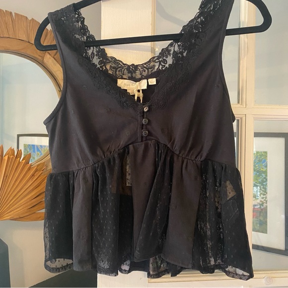 Anthropologie Embroidered Babydoll Tank NWT XS - Picture 6 of 14